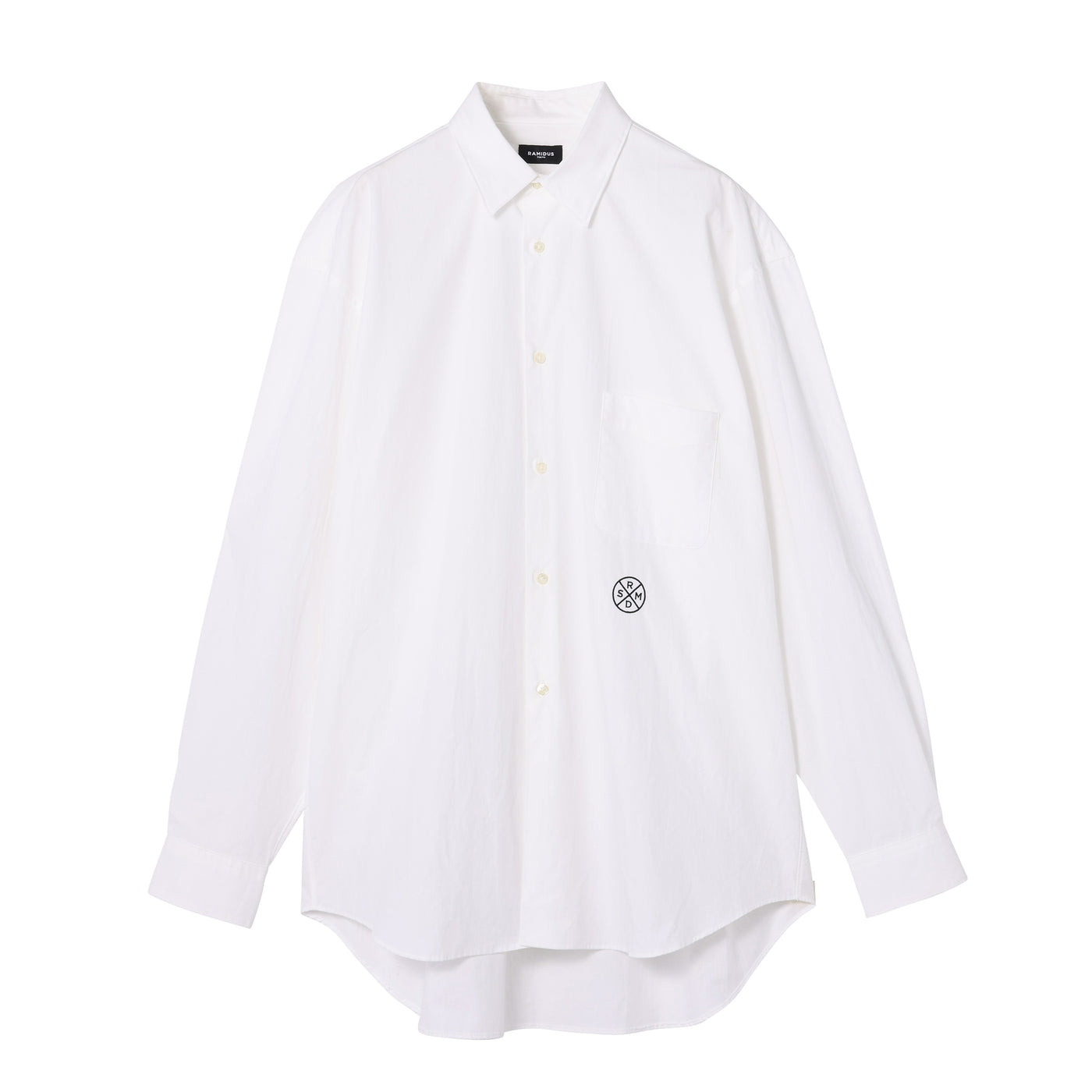 LOGO EMBROIDERY SHIRT / WHITE